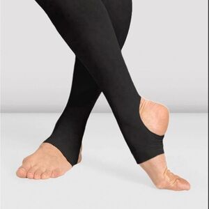 Danskin High Waisted Leggings with Stirrup - Black XS - 30in inseam.